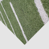 Weiße Fußball-Linien Seidenpapier (Ausschnitt)