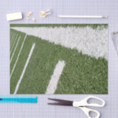 Weiße Fußball-Linien Seidenpapier (Handwerk)