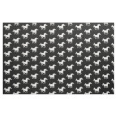 Weiße Gallopierpferde | Pferdefreund Stoff (Fat Quarter (45,7 x 55,9 cm))