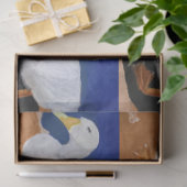 Weiße Gans Seidenpapier (Geschenk)
