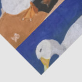 Weiße Gans Seidenpapier (Ausschnitt)