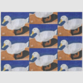 Weiße Gans Seidenpapier (Vorderseite)