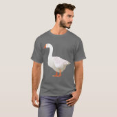 Weiße Gans T-Shirt (Vorne ganz)