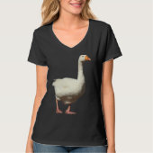 Weiße Gans T-Shirt (Vorderseite)