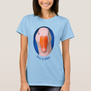 Weiße Gänse Farm Tier Personalisiert T-Shirt