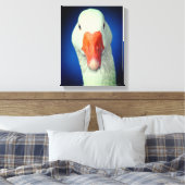 Weiße Gänse Leinwanddruck (Insitu (Schlafzimmer))