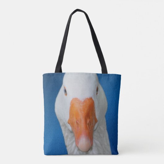 Weiße Gänse Tasche (Rückseite)