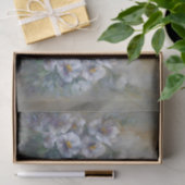 Weiße Gänseblümchen DBL Seidenpapier (Geschenk)