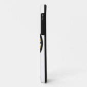 Weiße Gänseblümchen-Friedenszeichen Case-Mate iPhone Hülle (Hinten/Links)