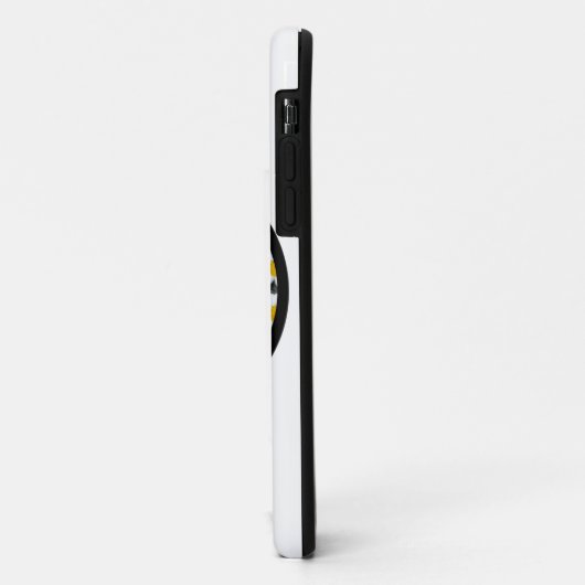 Weiße Gänseblümchen-Friedenszeichen Case-Mate iPhone Hülle (Hinten/Links)