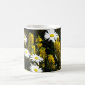 Weiße Gänseblümchen Kaffeetasse (Mittel)