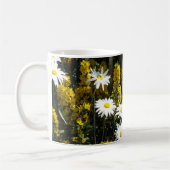 Weiße Gänseblümchen Kaffeetasse (Links)