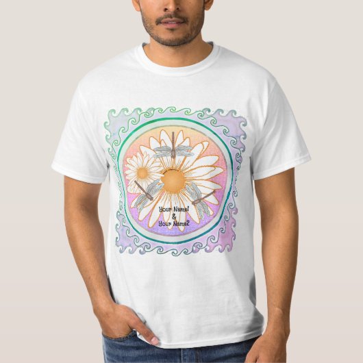 Weiße Gänseblümchen T-Shirt (Vorderseite)