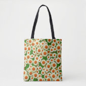 Weiße Gänseblümchen-Tasche Tasche (Vorderseite)