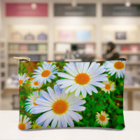 Weiße Gänseblümchen-Tasche