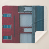 WEISSE GARAGE TÜREN SCHLIESSEN IM TAG SHERPADECKE (Vorderseite (Horizontal))