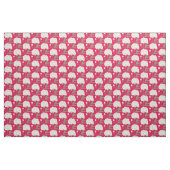 Weiße Gartennelken Stoff (Yard (91,4 cm))