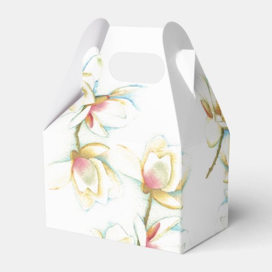 Weiße Gastgeschenk Hochzeiten Personalisiert Geschenkschachtel (Rückseite)