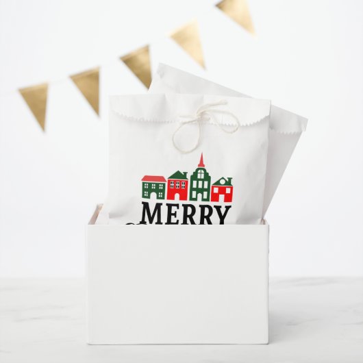 Weiße Gefälligkeitsflaggen Geschenktütchen (Party)