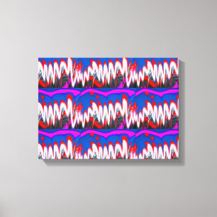 Weiße Geisterwellen Leinwanddruck