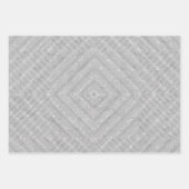 Weiße, gelbe Blumen Geschenkpapier Set (Vorderseite 3)