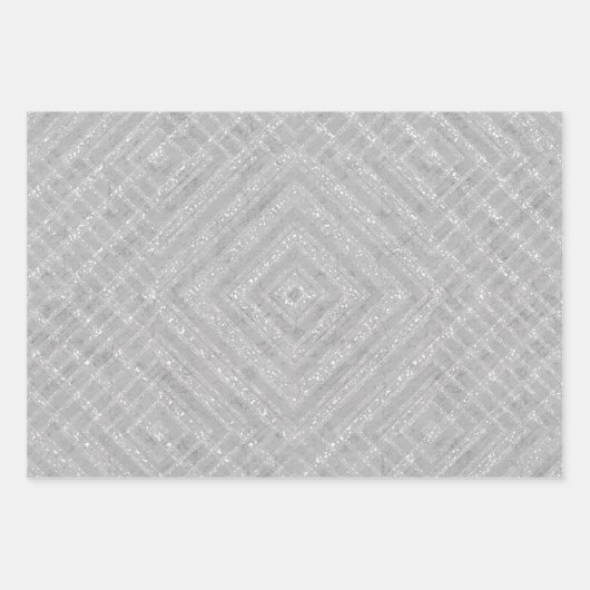 Weiße, gelbe Blumen Geschenkpapier Set (Vorderseite 3)