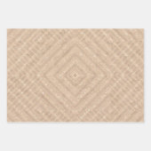 Weiße, gelbe Blumen Geschenkpapier Set (Vorderseite 2)