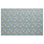 Weiße gelbe Blüten Blumenmuster Stoff (Fat Quarter (45,7 x 55,9 cm))