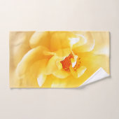 Weiße gelbe Rose weiche helle Farben Badhandtuch Set (Handtuch)