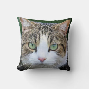 Weiße gepunktete Katze - Liebhaber von Katzenkatze Kissen