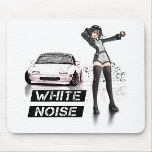 Weiße Geräusche MX5 Miata Mousepad