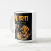 Weiße Geschichten der Zukunft Kaffeetasse (Vorderseite Links)