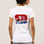 Weiße Geschwindigkeit T-Shirt (Rückseite)