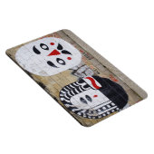 Weiße Gesichter Magnet (Rechte Seite)