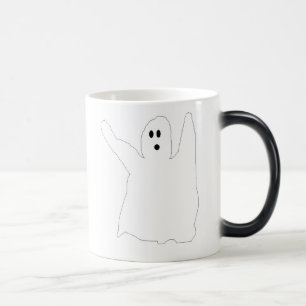Weiße Ghostie Tasse