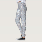 Weiße Glitter-Party Leggings (Links)