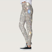 Weiße Glitter-Party Leggings (Links)