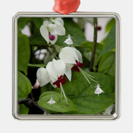 Weiße Glocken Schattenmühle Ornament Aus Metall