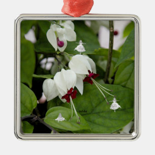 Weiße Glocken Schattenmühle Ornament Aus Metall