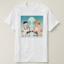 Weiße glückliche Wolken-Unisext-shirt
