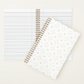 Weiße | Golden Zinnia Sun Notizblock (Innen)