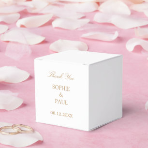 Weiße goldene Beige Traditionelle Gastgeschenk Hoc Geschenkschachtel