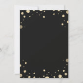 Weiße goldene Blumenzauber verändern das Datum Save The Date (Rückseite)