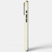 Weiße Goldene Musiknoten Case-Mate iPhone Hülle (Rückseite / Links)