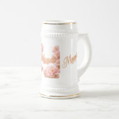 Weiße Goldflecken-Mama-Kaffeetasse Bierglas (VorderseiteRechts)