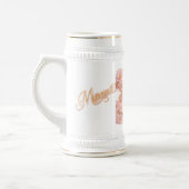 Weiße Goldflecken-Mama-Kaffeetasse Bierglas (Links)