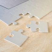 Weiße Goldstrahlen Puzzle (Seite)