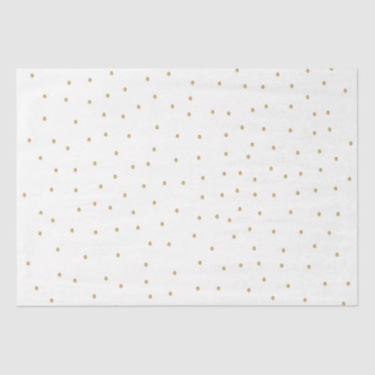 Weiße Goldtöne Wasserfarbenwaldlandtiere Seidenpapier (Vorderseite)