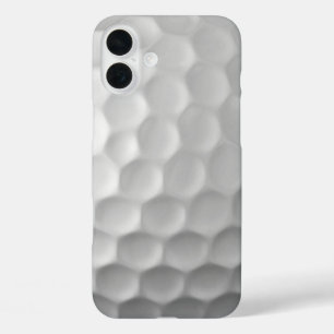 Weiße golfballstruktur mit dimpeln iPhone 16 plus hülle