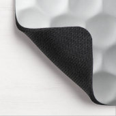 Weiße golfballstruktur mit dimpeln mousepad (Ecke)